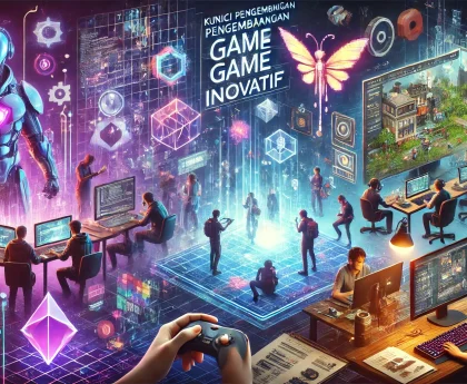 Kunci Pengembangan Game Inovatif terletak pada kemampuan untuk terus mengeksplorasi dan mengintegrasikan teknologi terbaru dalam setiap aspek permainan. Dalam dunia game yang berkembang pesat, pengembang harus dapat beradaptasi dengan perubahan dan memanfaatkan teknologi seperti AI, AR, dan VR untuk menciptakan pengalaman yang lebih imersif dan menarik bagi pemain. Penggunaan teknologi ini tidak hanya meningkatkan kualitas visual dan gameplay, tetapi juga memberi pemain kesempatan untuk berinteraksi dengan dunia game dengan cara yang belum pernah ada sebelumnya, menjadikan setiap sesi bermain lebih unik dan personal. Salah satu Kunci Pengembangan Game Inovatif adalah kemampuan untuk berpikir kreatif dalam mendesain cerita dan mekanisme permainan. Desain dunia yang kaya, karakter yang mendalam, serta alur cerita yang menarik sangat penting untuk menjaga perhatian pemain. Dengan menggabungkan elemen-elemen tersebut dengan teknologi canggih, pengembang dapat menciptakan game yang tidak hanya sekadar hiburan, tetapi juga sebuah pengalaman yang dapat meninggalkan kesan mendalam. Inovasi dalam pengembangan game mengarah pada game yang lebih dari sekadar permainan — mereka menjadi dunia baru yang dapat dijelajahi, dengan tantangan dan peluang yang terus berkembang Memahami Inovasi dalam Pengembangan Game Inovasi dalam pengembangan game melibatkan penciptaan elemen-elemen baru yang dapat membedakan sebuah game dari yang lainnya. Ini mencakup ide-ide kreatif yang mengubah cara pemain berinteraksi dengan permainan, serta penggunaan teknologi mutakhir yang menambah kualitas pengalaman bermain. Game inovatif bisa melibatkan berbagai aspek seperti gameplay, cerita, desain visual, atau bahkan cara pemain berinteraksi dengan game. Contoh game yang berhasil memanfaatkan inovasi adalah Pokémon GO, yang menggabungkan dunia nyata dengan dunia maya melalui teknologi Augmented Reality (AR). Game ini memanfaatkan AR untuk memberikan pengalaman bermain yang unik, memungkinkan pemain untuk mengeksplorasi dunia sekitar mereka dengan cara yang sebelumnya tidak terbayangkan. Dengan interaksi langsung antara dunia fisik dan virtual, pemain bisa menangkap Pokémon di lokasi nyata, menciptakan pengalaman yang lebih mendalam dan menyenangkan, serta mendorong komunitas pemain untuk aktif bergerak dan berkolaborasi dalam mencapai tujuan bersama. Teknologi Terbaru yang Membantu Pengembangan Game Penggunaan AI dalam Game Artificial Intelligence (AI) semakin menjadi bagian penting dalam pengembangan game. Dengan AI, pengembang dapat menciptakan pengalaman permainan yang lebih dinamis, seperti karakter yang dapat beradaptasi dengan perilaku pemain. AI juga dapat digunakan untuk menciptakan dunia game yang lebih interaktif, di mana setiap keputusan pemain memiliki dampak nyata pada jalannya cerita. Contoh penerapan AI yang sukses adalah The Last of Us Part II, di mana karakter NPC (Non-Player Character) menggunakan AI untuk merespons berbagai tindakan pemain secara realistis, menciptakan dunia yang terasa hidup dan bereaksi terhadap perilaku pemain. Teknologi VR dan AR Virtual Reality (VR) dan Augmented Reality (AR) telah membuka jalan bagi pengalaman gaming yang lebih imersif. VR memungkinkan pemain untuk merasakan dunia game seolah-olah mereka berada di dalamnya, sementara AR menggabungkan elemen-elemen game dengan dunia nyata. Penerapan teknologi ini memberikan pengalaman yang lebih mendalam dan menyenangkan, yang dapat memikat pemain untuk terus kembali bermain. Contoh sukses penggunaan VR adalah Beat Saber, sebuah game VR yang menggabungkan musik dan pertempuran dengan menggunakan kontroler berbasis gerakan. Game ini menawarkan pengalaman imersif yang membuat pemain merasa seolah-olah berada di dalam dunia permainan. Desain Kreatif dalam Pengembangan Game Membangun Dunia Game yang Menarik Desain dunia game yang menarik adalah kunci untuk menciptakan pengalaman yang tak terlupakan bagi pemain. Dunia yang dibangun dengan cermat memberikan pemain rasa petualangan yang sesungguhnya, dengan setiap sudut menawarkan cerita atau tantangan baru. Desain dunia yang kreatif dapat meningkatkan keterlibatan pemain, mengajak mereka untuk menjelajahi setiap inci dari dunia tersebut. Proses Kreatif dalam Desain Game Proses kreatif dalam pengembangan game melibatkan penciptaan konsep, karakter, dan dunia yang akan dimainkan. Tim pengembang bekerja sama untuk menyusun setiap elemen dengan hati-hati, memastikan bahwa desain dan gameplay saling mendukung. Pengembang harus berpikir di luar kebiasaan untuk menghasilkan pengalaman yang unik dan menyegarkan. Pentingnya antarmuka pengguna (UI) dan pengalaman pengguna (UX) dalam desain game juga tidak bisa diabaikan. UI yang intuitif dan UX yang mulus dapat meningkatkan kepuasan pemain, sementara desain yang buruk dapat menyebabkan frustrasi dan menurunkan daya tarik game tersebut. Pengembangan Game Mobile yang Inovatif Industri game mobile telah berkembang pesat dalam beberapa tahun terakhir. Game mobile menawarkan fleksibilitas yang lebih besar karena pemain dapat memainkan game kapan saja dan di mana saja. Untuk tetap kompetitif, pengembang harus berinovasi dengan menghadirkan gameplay yang menarik dan teknologi terbaru, seperti AI atau AR, dalam game mobile mereka. Tantangan dalam Pengembangan Game Mobile Game mobile memiliki tantangan tersendiri, seperti keterbatasan kontrol perangkat, ukuran file, dan kebutuhan untuk menyajikan pengalaman yang cepat dan memuaskan. Namun, dengan teknologi yang tepat, pengembang dapat mengatasi tantangan ini dan menciptakan game yang tak hanya menyenangkan tetapi juga memanfaatkan fitur perangkat mobile secara maksimal. Pengembangan Game Indie dan Inovasi Indie game sering kali menjadi pelopor dalam inovasi game karena pengembang indie memiliki lebih banyak kebebasan untuk bereksperimen dengan ide-ide baru. Tanpa tekanan dari investor besar atau perusahaan besar, pengembang indie dapat lebih leluasa untuk mengeksplorasi konsep yang lebih unik dan eksperimental. Game Indie sebagai Inovator di Industri Banyak game indie yang menjadi contoh bagaimana inovasi dapat menciptakan kesuksesan besar, meskipun dengan anggaran terbatas. Misalnya, Hollow Knight dan Undertale adalah game indie yang berhasil memikat pemain melalui cerita, desain, dan gameplay yang inovatif. Cara Menghadapi Persaingan di Industri Game Industri game sangat kompetitif, dengan ribuan game dirilis setiap tahunnya. Untuk tetap relevan, pengembang harus terus berinovasi dengan teknologi baru dan ide-ide kreatif. Penggunaan analitik data untuk memahami perilaku pemain dan menyesuaikan pengalaman game dapat memberikan keunggulan kompetitif yang signifikan. Tren dalam Pengembangan Game Tren terbaru dalam industri game mencakup penggunaan AI, AR, dan VR untuk menciptakan pengalaman yang lebih mendalam. Pengembang yang dapat memanfaatkan tren ini dengan cara yang kreatif akan memiliki peluang lebih besar untuk sukses di pasar yang jenuh. Memanfaatkan Data Pengguna untuk Inovasi Game Data pengguna adalah sumber informasi yang sangat berharga bagi pengembang game. Dengan menganalisis data tentang bagaimana pemain berinteraksi dengan game, pengembang dapat membuat perubahan yang meningkatkan pengalaman bermain dan membuat game lebih menarik bagi pemain. Studi Kasus: Hollow Knight Salah satu contoh sukses pengembangan game inovatif adalah Hollow Knight, sebuah game indie yang menggabungkan desain dunia yang menarik, gameplay yang menantang, dan cerita yang mendalam. Game ini tidak hanya sukses secara komersial tetapi juga mendapat pujian kritis berkat inovasi yang dibawa oleh pengembangnya, Team Cherry FAQ: Kunci Pengembangan Game Inovatif 1. Apa yang dimaksud dengan Kunci Pengembangan Game Inovatif? Kunci pengembangan game inovatif melibatkan penciptaan elemen-elemen baru dalam game yang dapat membedakan sebuah permainan dari yang lainnya. Ini mencakup penggunaan teknologi terbaru seperti AI, AR, dan VR, serta ide kreatif yang meningkatkan cara pemain berinteraksi dengan permainan. Dengan berfokus pada inovasi, pengembang dapat menciptakan game yang lebih menarik, mendalam, dan berbeda dari game yang sudah ada di pasar. 2. Bagaimana teknologi seperti AI, AR, dan VR mempengaruhi pengembangan game? Teknologi seperti AI, AR, dan VR memainkan peran besar dalam menciptakan pengalaman gaming yang lebih imersif dan dinamis. AI memungkinkan karakter dalam game berperilaku lebih realistis, menanggapi tindakan pemain dengan cara yang lebih cerdas dan alami. Sementara itu, AR dan VR membawa pengalaman gaming ke level yang lebih interaktif dan mendalam, memungkinkan pemain untuk berinteraksi dengan dunia game secara langsung, baik dalam ruang nyata (AR) maupun dunia virtual (VR). 3. Mengapa desain dunia dan cerita dalam game penting untuk inovasi? Desain dunia dan cerita dalam game adalah elemen kunci yang membuat sebuah game tetap menarik bagi pemain. Dunia game yang kaya dengan detail dan cerita yang mendalam memberikan pengalaman yang lebih imersif, membuat pemain merasa terlibat dalam setiap langkah perjalanan. Inovasi dalam hal ini dapat datang dari cara pengembang mendesain lingkungan yang interaktif, menciptakan narasi yang dinamis, dan merancang karakter dengan latar belakang yang kompleks, yang semuanya memberikan pemain pengalaman yang unik. 4. Apa tantangan utama dalam pengembangan game inovatif? Salah satu tantangan utama dalam pengembangan game inovatif adalah menjaga keseimbangan antara eksperimen kreatif dan kebutuhan untuk menjaga keterlibatan pemain. Meskipun inovasi teknologi dan desain sangat penting, pengembang harus memastikan bahwa fitur baru tidak mengganggu pengalaman pengguna yang lancar. Selain itu, keterbatasan anggaran dan sumber daya juga dapat menjadi hambatan bagi pengembang indie dalam menciptakan game inovatif dengan kualitas tinggi. 5. Bagaimana pengembang game indie bisa menciptakan game inovatif dengan anggaran terbatas? Pengembang indie sering kali memiliki anggaran terbatas, namun hal ini tidak menghentikan mereka untuk menciptakan game yang inovatif. Salah satu cara adalah dengan memanfaatkan teknologi open-source, alat pengembangan gratis, dan strategi pemasaran yang lebih terfokus pada komunitas. Selain itu, pengembang indie dapat berfokus pada kreativitas dan keunikan gameplay, narasi, dan desain untuk menarik perhatian pemain, tanpa memerlukan anggaran besar. Game indie seperti Hollow Knight dan Undertale membuktikan bahwa dengan inovasi dan kreativitas, kesuksesan dapat dicapai meskipun dengan sumber daya terbatas Kesimpulan Kunci Pengembangan Game Inovatif. Pengembang yang mampu mengintegrasikan teknologi terbaru seperti AI, VR, dan AR ke dalam game mereka akan menciptakan pengalaman yang lebih mendalam dan menarik bagi pemain. Desain kreatif dan pemanfaatan data pengguna juga berperan penting dalam menciptakan game yang sukses. Untuk bertahan dan berkembang di industri game yang sangat kompetitif ini, pengembang harus terus berinovasi dan mengikuti tren terbaru. Kunci Pengembangan Game Inovatif