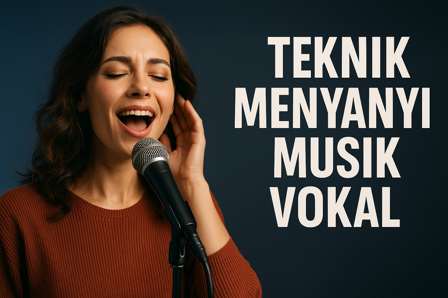 Teknik Menyanyi Musik Vokal