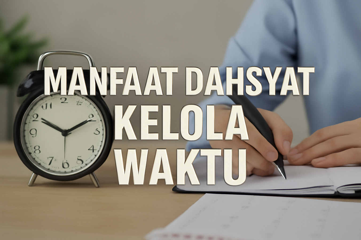 Manfaat Dahsyat Kelola Waktu