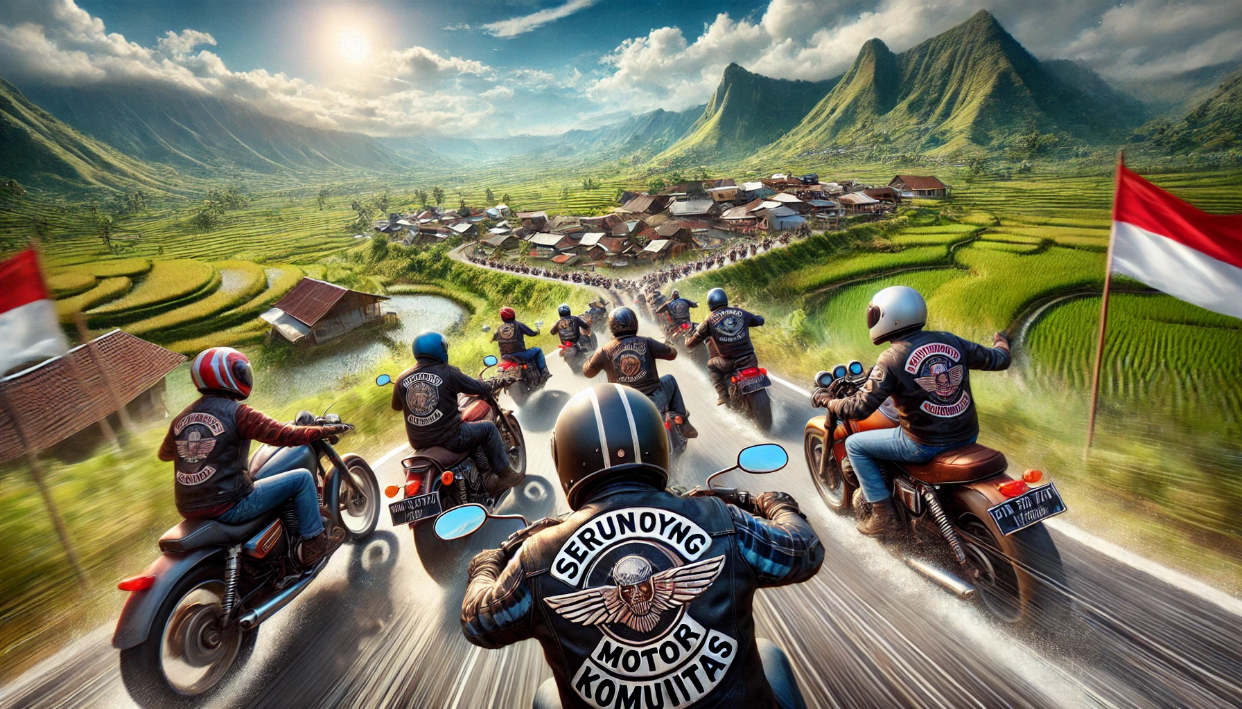 Serunya Touring Motor Komunitas