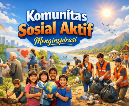 Komunitas Sosial Aktif Menginspirasi